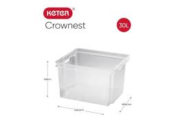 Box crownest 30L transparant