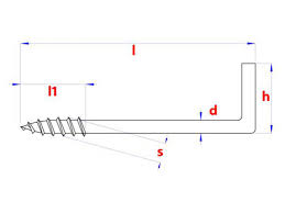 Schroefduim inox 3.45x50mm (4st)