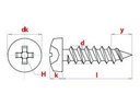 Plaatschroef m/cilinderkop inox -3.5x13mm (15st)