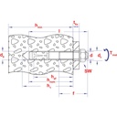 Smart keilanker SBZ M10x155/75-95 (15st)