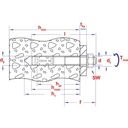 Smart keilanker SBZ M10X130/30-70 ZN (15st)