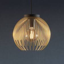 Eglo Venezuela hanglamp 1x E27 goud/zwart