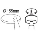 Eglo Fueva 5 LED inbouwspot 166mm wit 1350lm 4000K