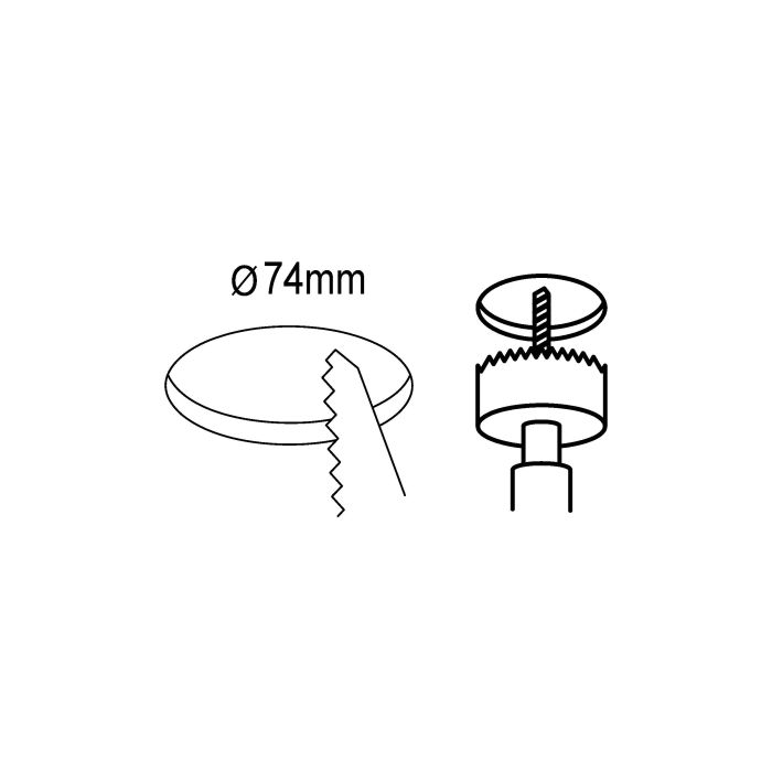 Eglo Fueva 1 LED inbouwspot wit 1050lm 3000K (3st)