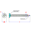 UNIV HOUTSCHR. HAPAX VZK-T20 Ø4.0X445 ZN