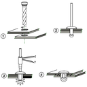 Blindklinknagels DIN 7337C 4.0x20mm (500st)