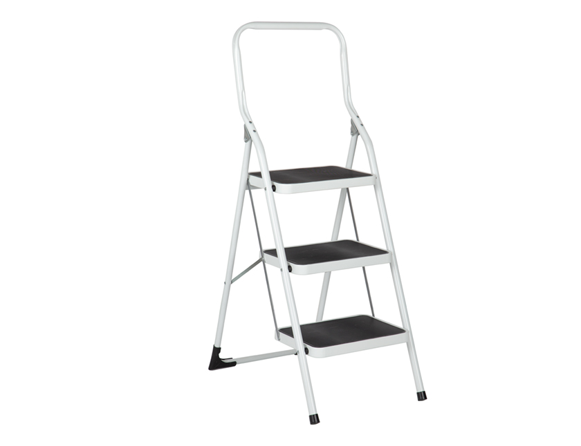 Big Step trapladder 3 treden - wit