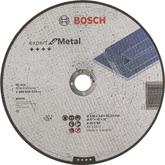 Bosch slijpschijf metaal 230x3mm