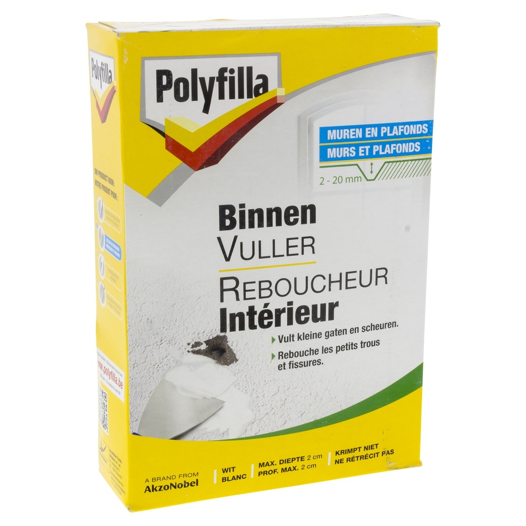 Polyfilla binnenvuller poeder 1kg