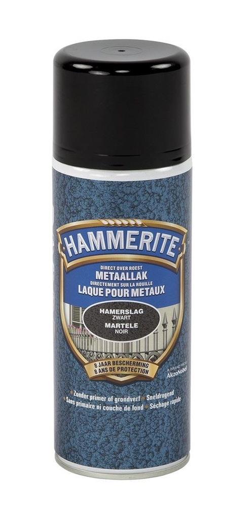 Hammerite hamerslaglak zwart 400ml