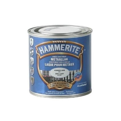 Hammerite hoogglanslak wit 250ml