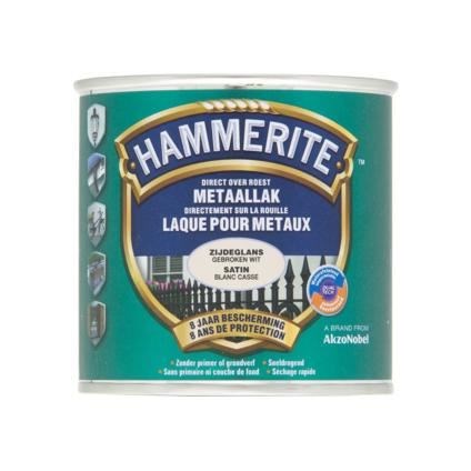 Hammerite zijdeglanslak gebroken wit 250ml