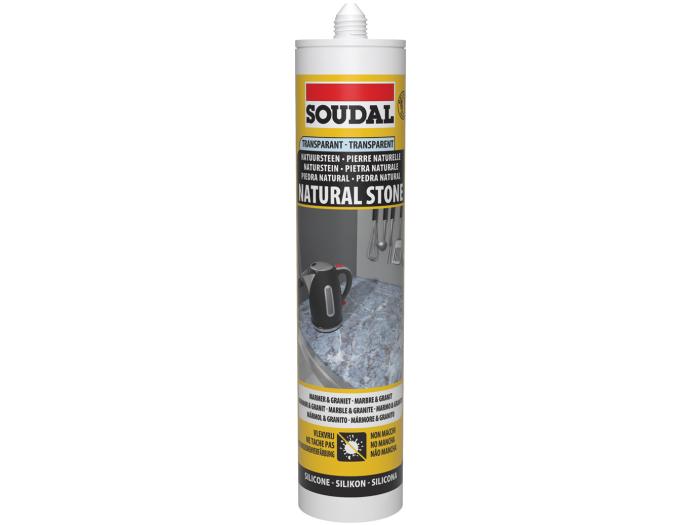 Soudal silicone voor natuursteen transparant 310ml