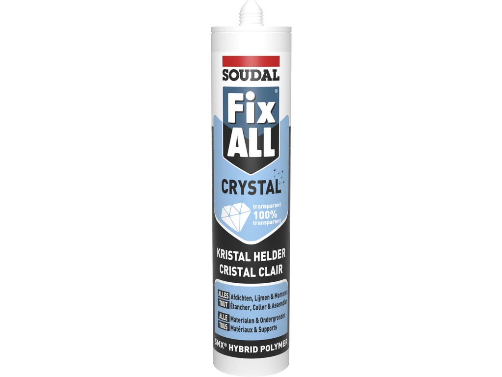 Soudal Fix-All kristalhelder 290ml