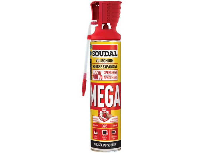 Soudal mega PU schuim - 600ml