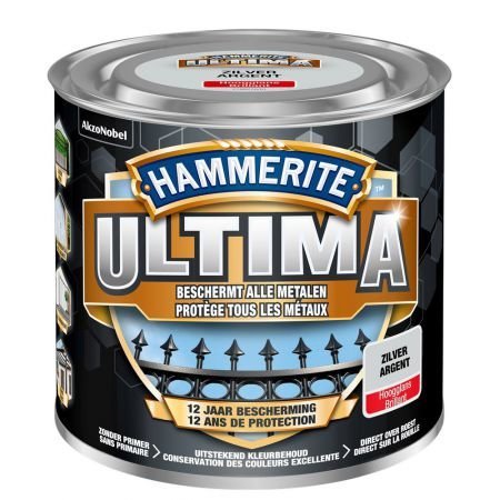 HAMMERITE - ULTIMA ZILVER 250ML