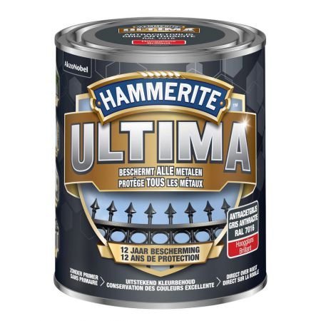 HAMMERITE - ULTIMA HOOGGLANS ANTR,GRIJS/7016 - 750