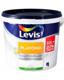 Levis plafondverf 10 + 2l gratis