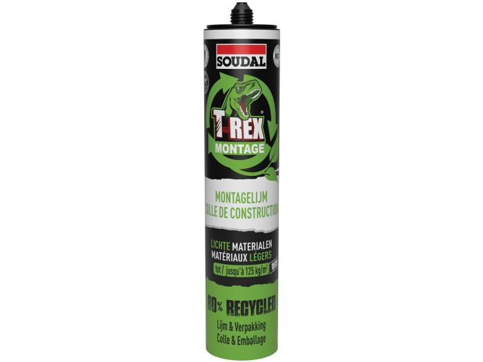 Soudal T-rex green montagelijm light mat - 385ML