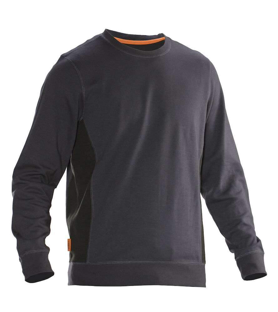 Jobman 5402 Sweatshirt grijs/zwart