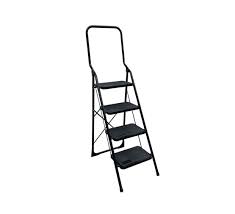 Big Step trapladder 4 treden - zwart