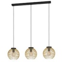 Eglo Venezuela hanglamp 3x E27 zwart/goud