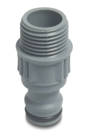 Aansluiting PVC-U 3/4 BU x M