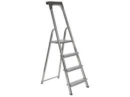 Trapladder ALU eurostep 4 treden