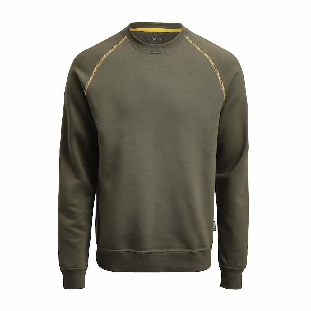 Jobman 5140 Sweatshirt olijfgroen