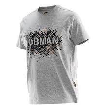 Jobman 5267 T-shirt spike print grijs/zwart