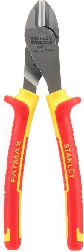Stanley VDE 1000 V kracht-zijsnijtangen 180mm