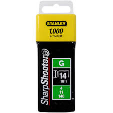 Stanley nieten 14mm type G - 1000 stuks