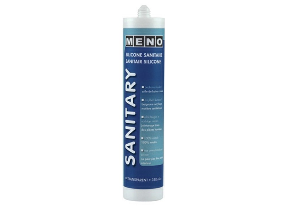 Meno sanitair silicone neutraal wit 300ml