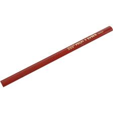 TIMMERMANSPOTLOOD 30CM ROOD GELAKT 333/30V100