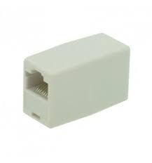 Profile koppelstuk RJ45 8P8C wit