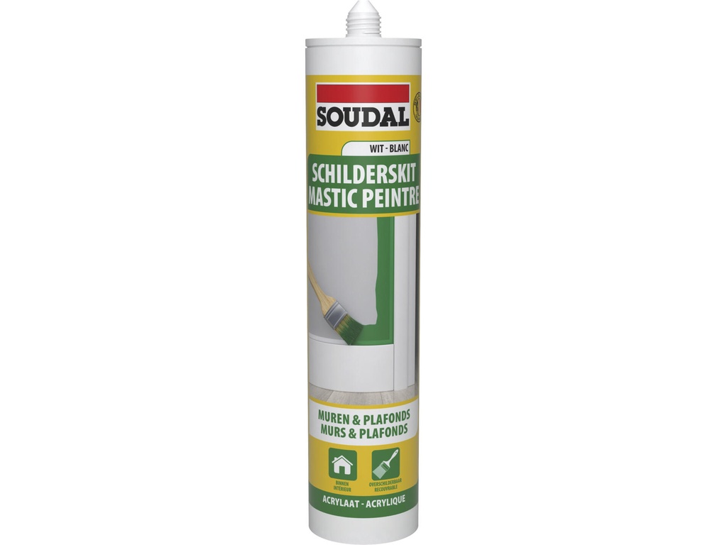 Soudal schilderskit wit 290ml