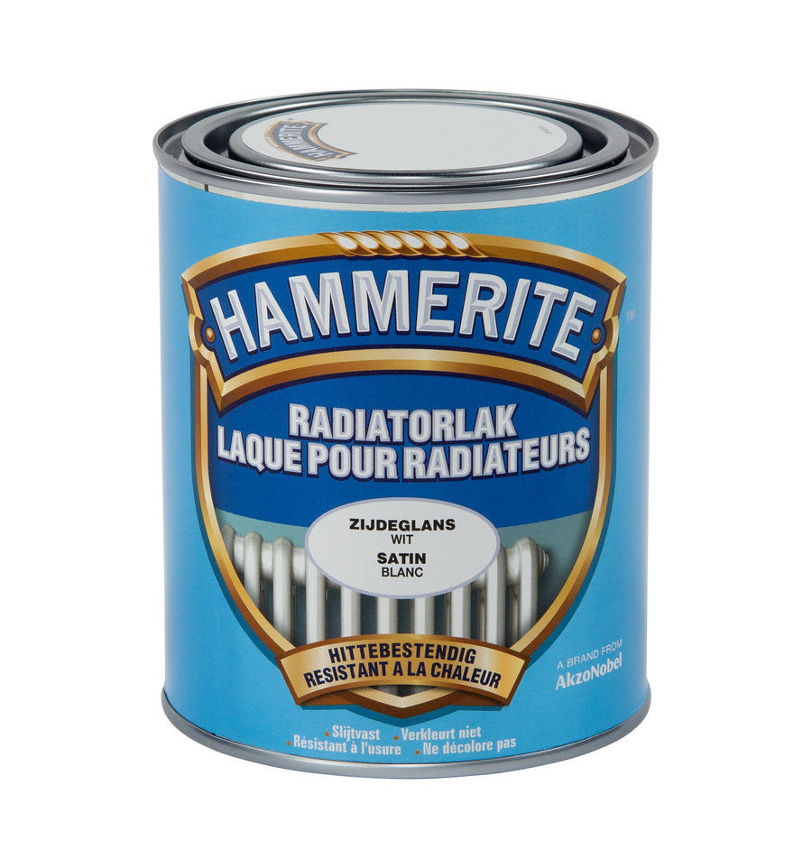 Hammerite radiatorlak satijnglanslak wit - 750ml