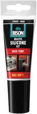 SILICONENKIT HIGH TEMP 60 ML TUBE ZWART