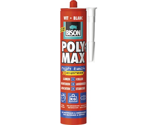 Bison poly max high tack expr wit 425g