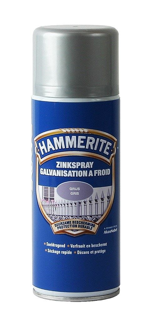 HAMMERITE ZINKSPRAY GRIJS 400 ML