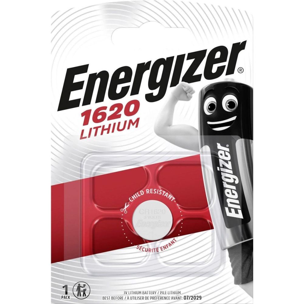 BATTERIJ ENERGIZER LITHIUM 3V CR1620