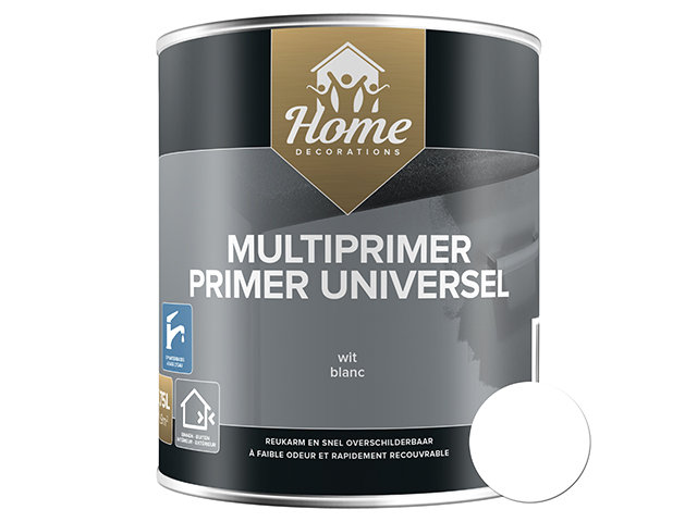 Home Decoration univers. primer waterbasis wit 750ml