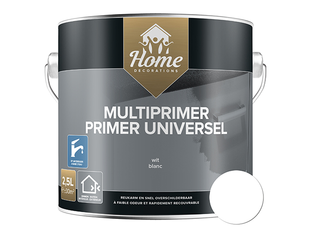 Universe. primer waterbasis 2,5L wit