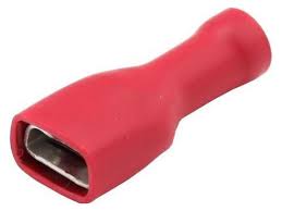 Carpoint vlakstekkerhuls 1541 rood 6.3x0.8mm (10st)