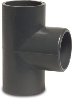 Druk PVC T-stuk 40x20x40 - 90°