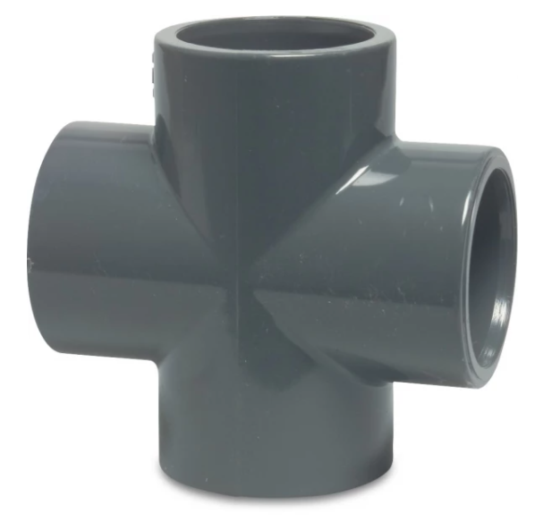 Druk PVC kruisstuk 25mm