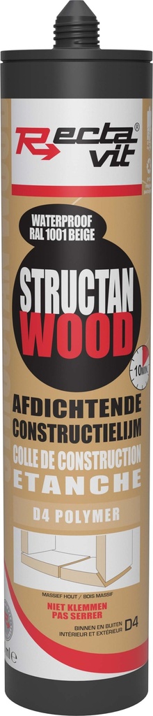 Rectavit Structan wood houtlijm D4 290ml