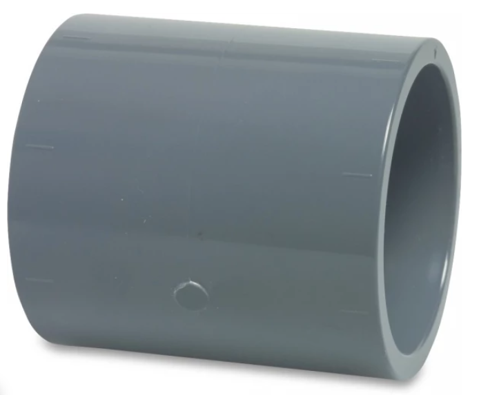 Druk PVC lijmmof 50mm