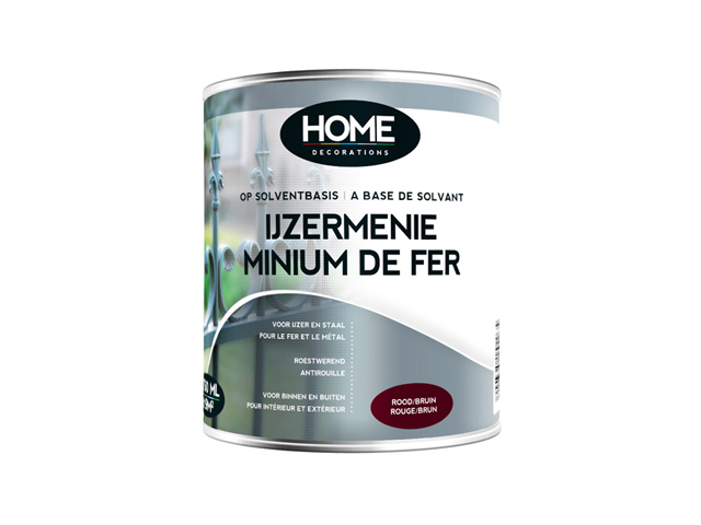 Home Decorations ijzermenie rood/bruin binnen/buiten 250ml