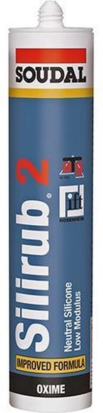 Soudal silirib 2 - 300ML zwart